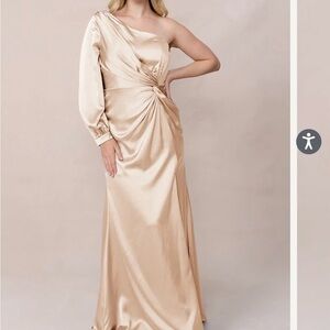 Aurora satin dress